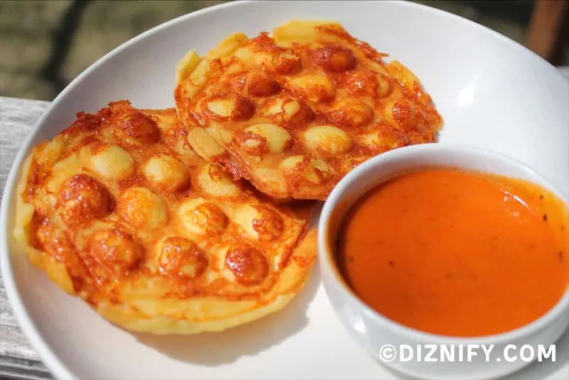 Bubble Waffle Grilled Cheese