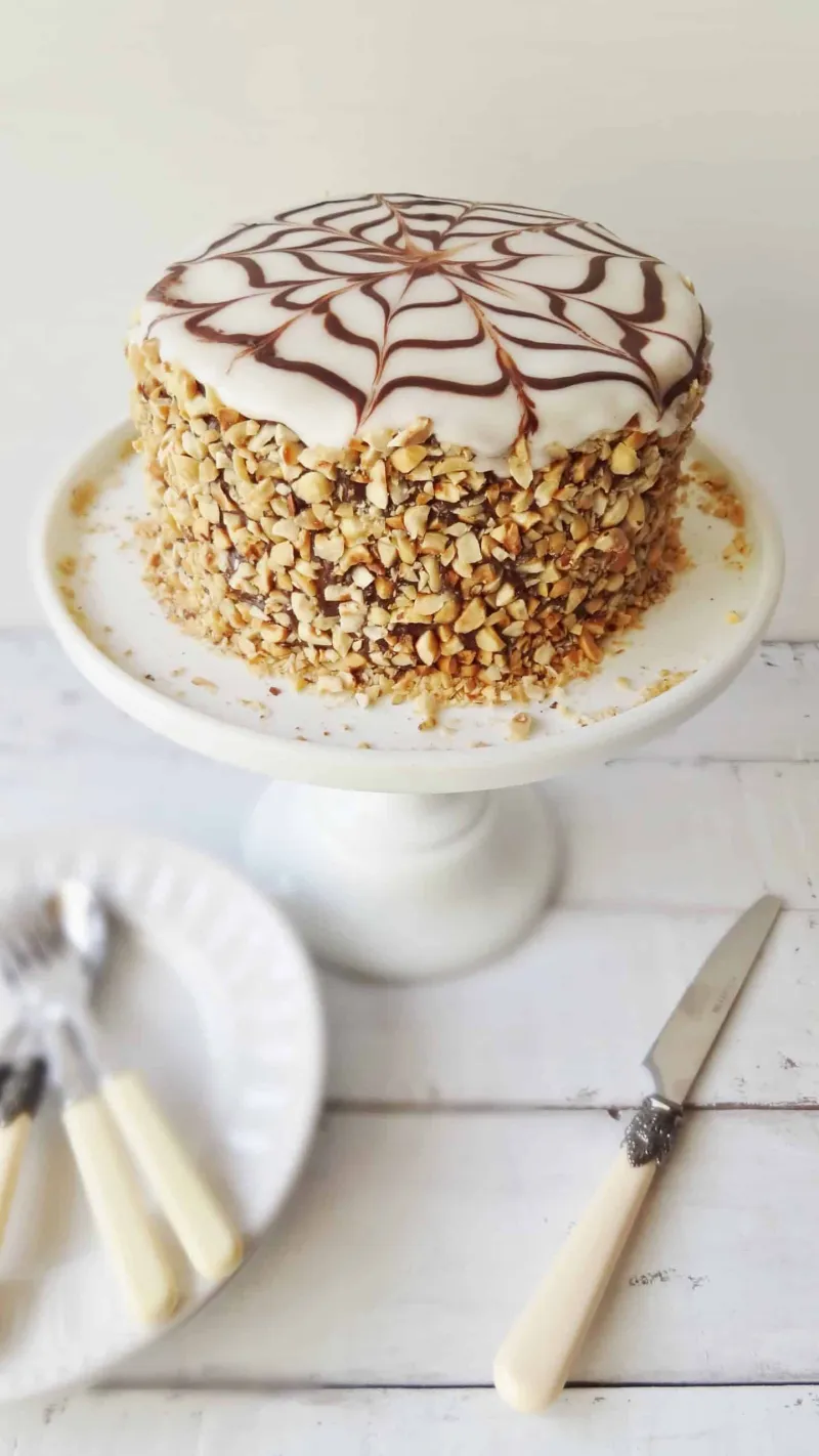 Esterhazy Torte (Hazelnut & Chocolate Layer Cake)
