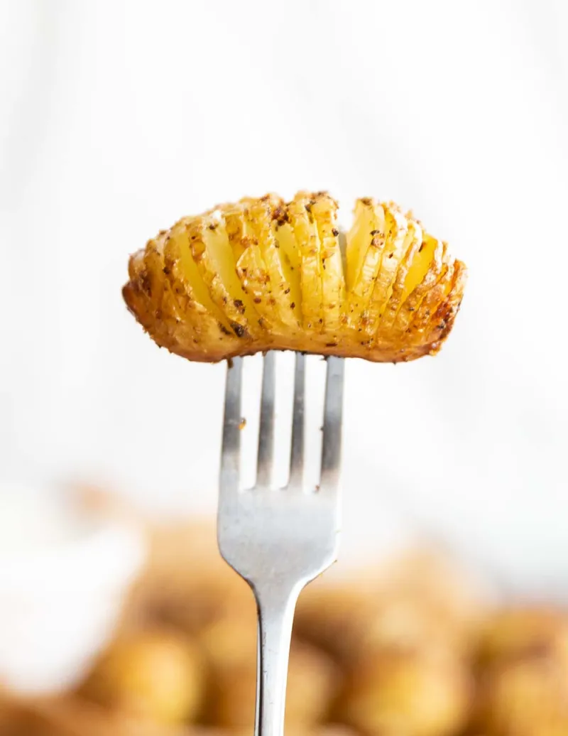 Mini Hasselback Potatoes
