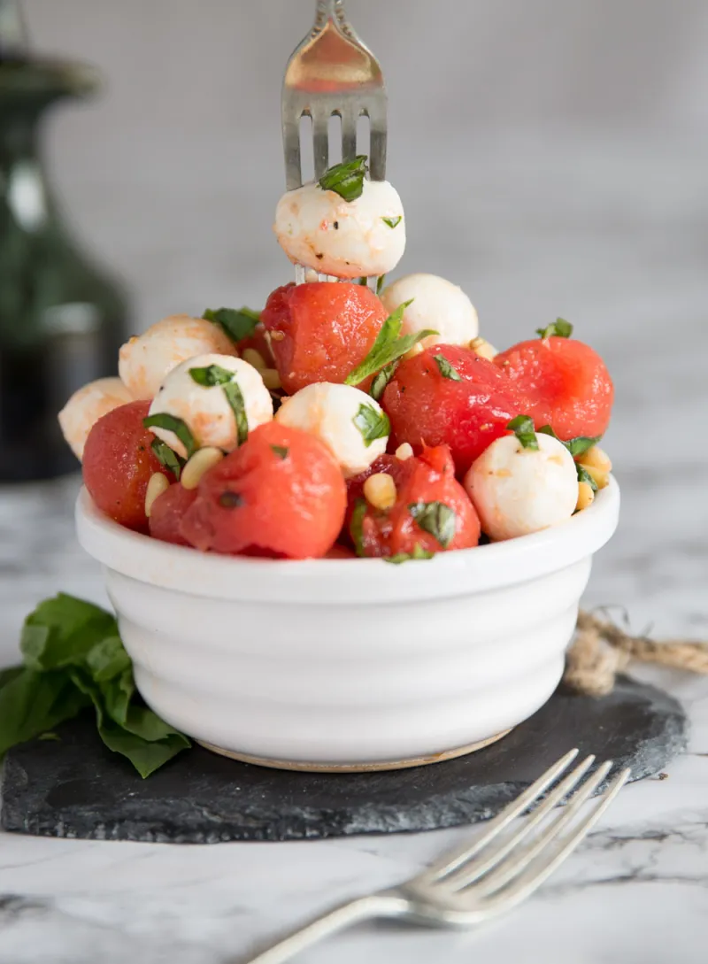 Watermelon and Mozzarella Salad