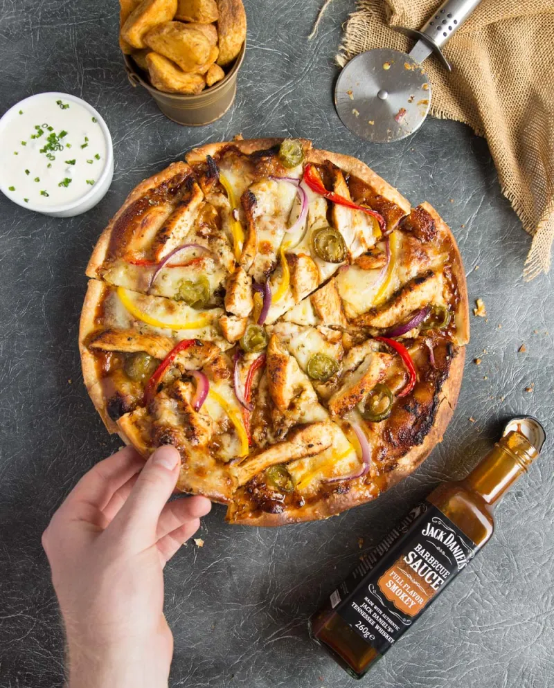Smoky BBQ Chicken Pizza