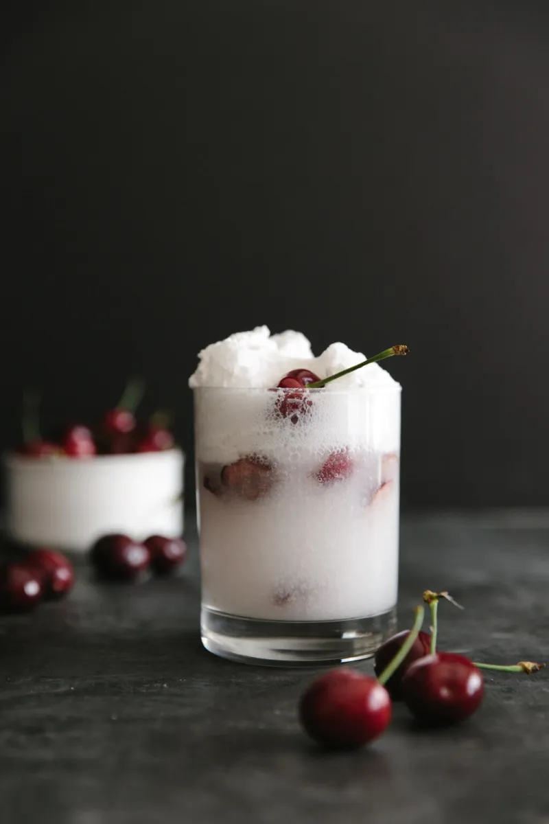 Spiked Coconut Cherry Float