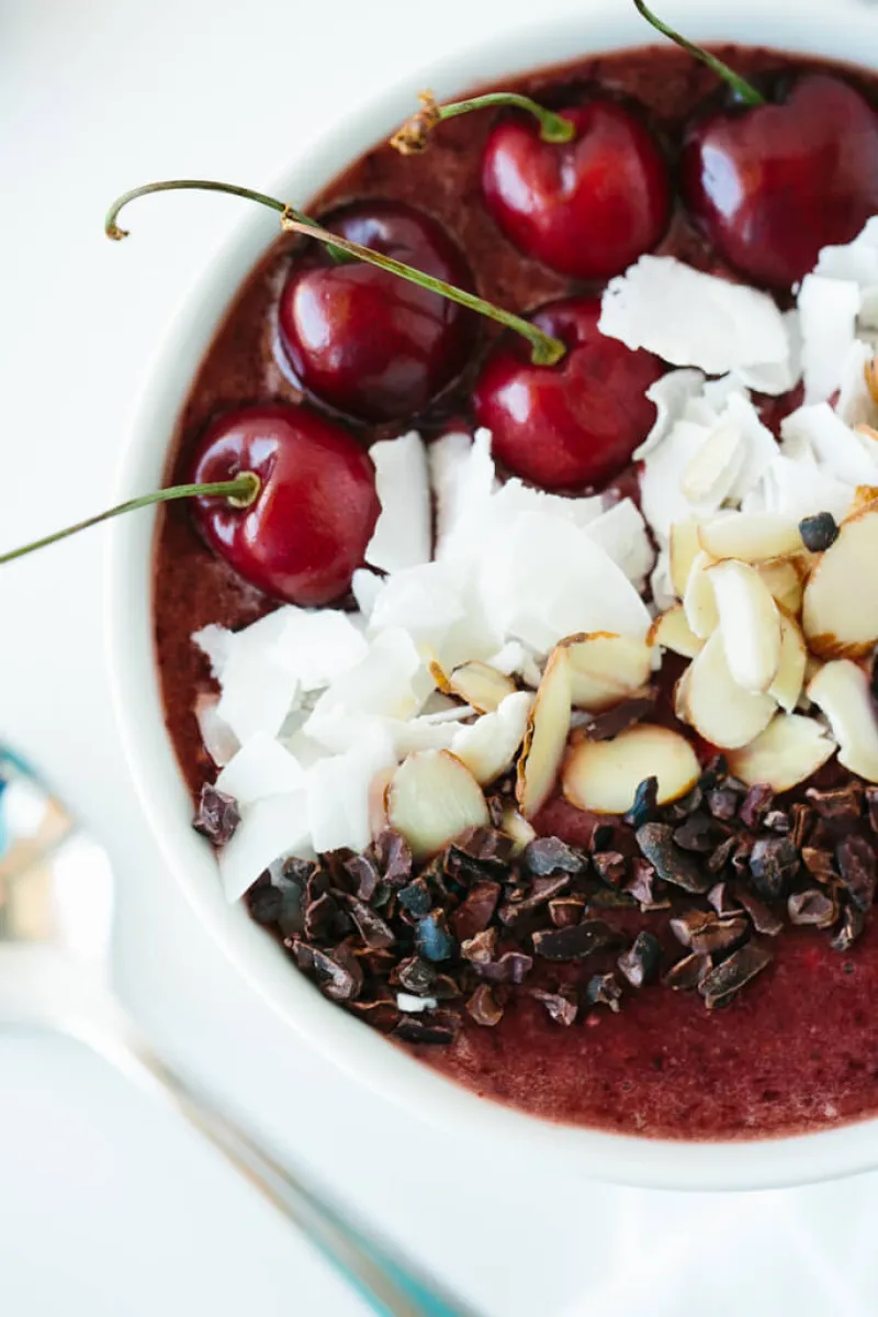 Dark Cherry Smoothie Bowl