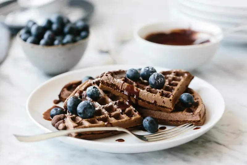 Paleo Chocolate Waffles