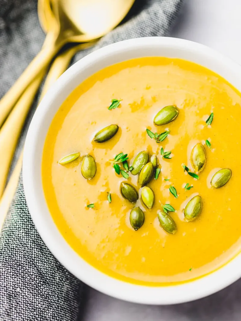 Instant Pot Vegan Butternut Squash Soup