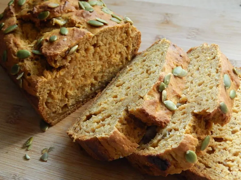 Banana pumpkin loaf