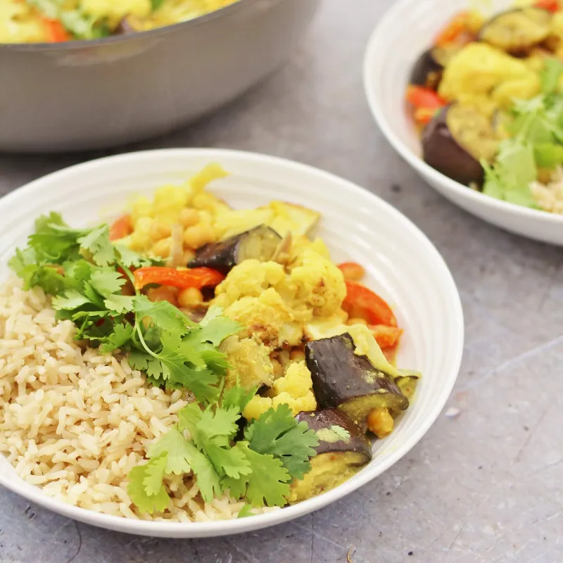 Easy Vegetable Korma (Vegan)