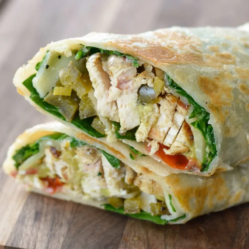 Jalapeno Lime Chicken Wrap