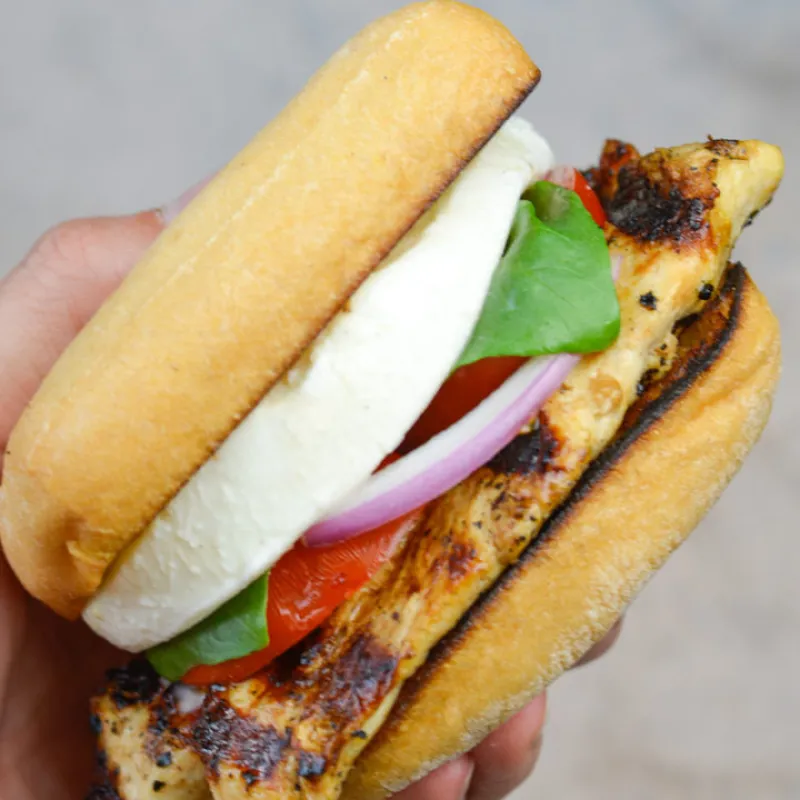 Caprese Chicken Sandwich
