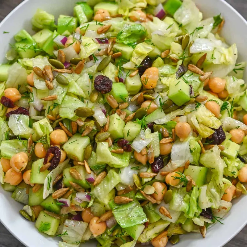 Chickpea Cucumber Salad