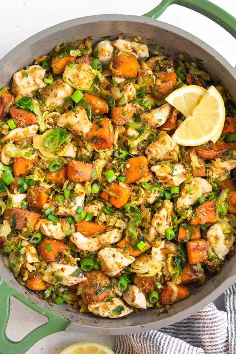 Maple Mustard Chicken Skillet