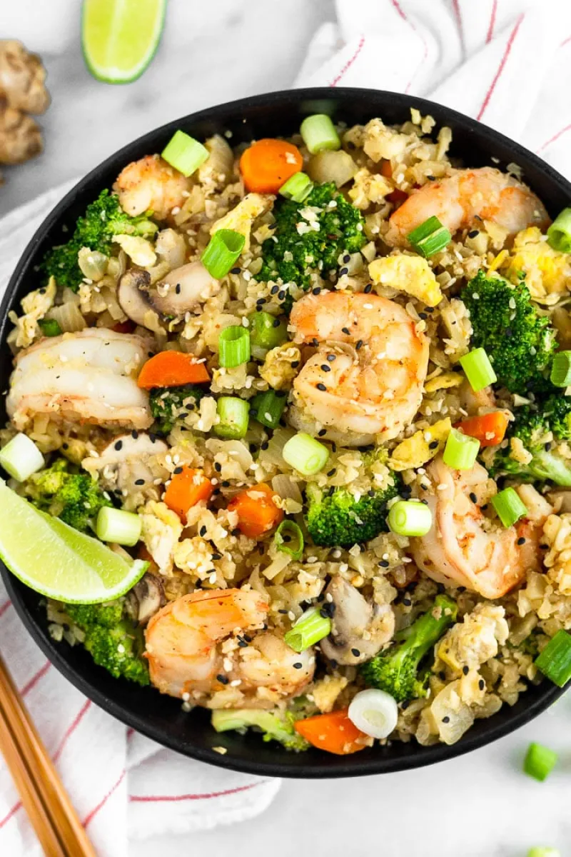 Cauliflower Shrimp Fried Rice
