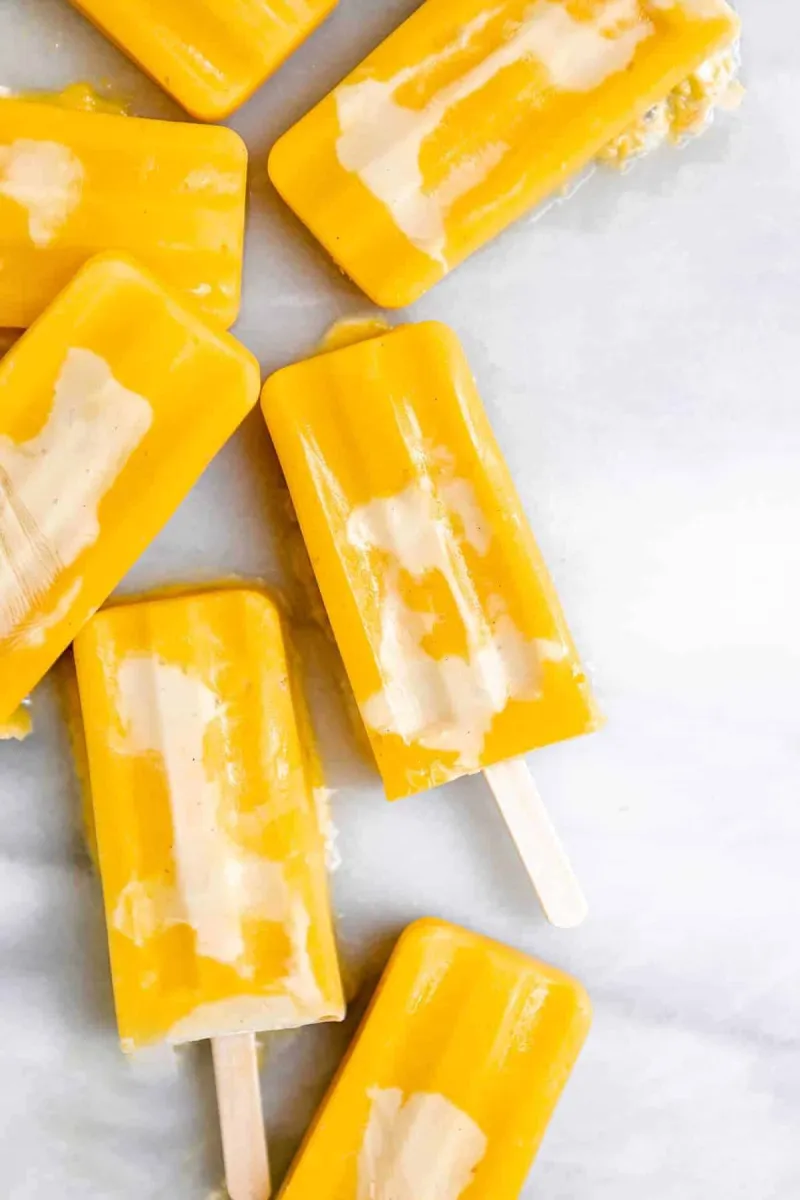 Pineapple Mango Popsicles