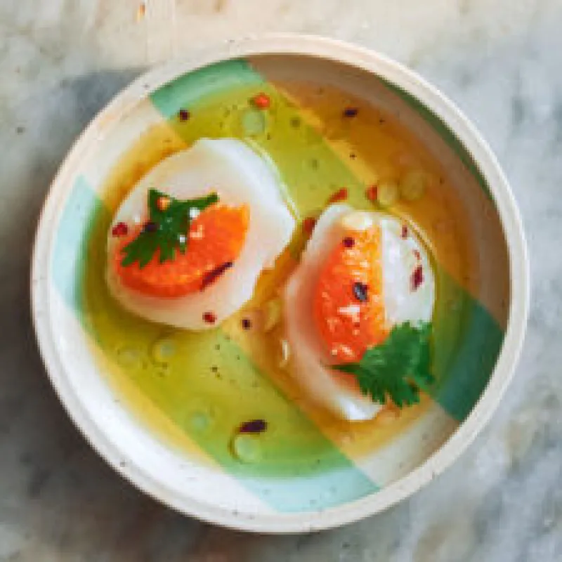 Scallop & Mandarin Crudo