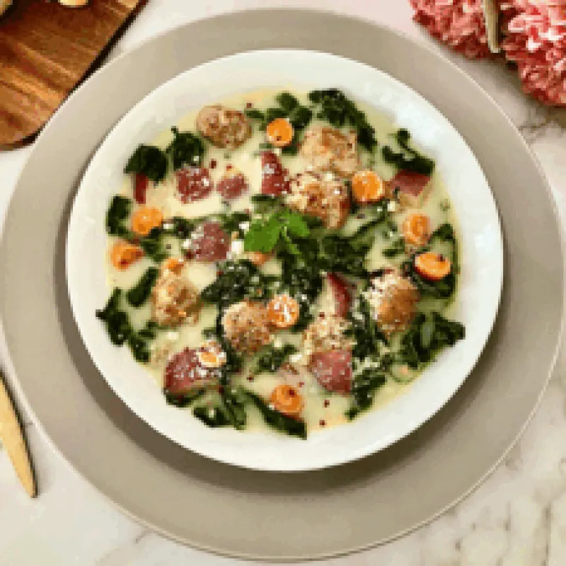Sausage and Kale Soup 