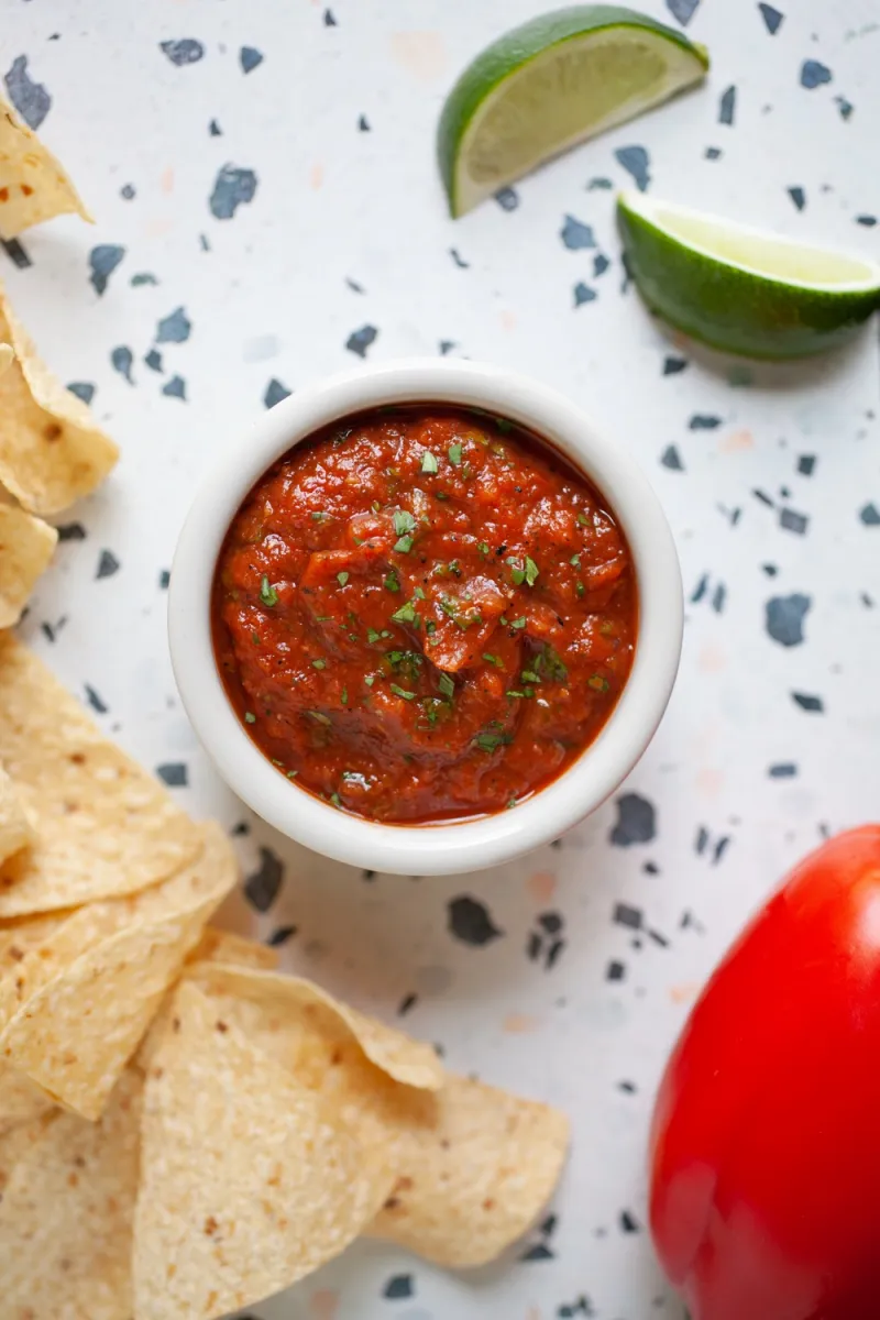 Roasted Tomato and Red Pepper Salsa