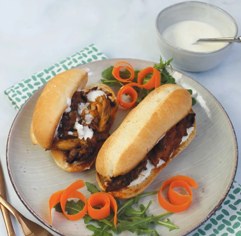 Savory Mushroom Hoagies