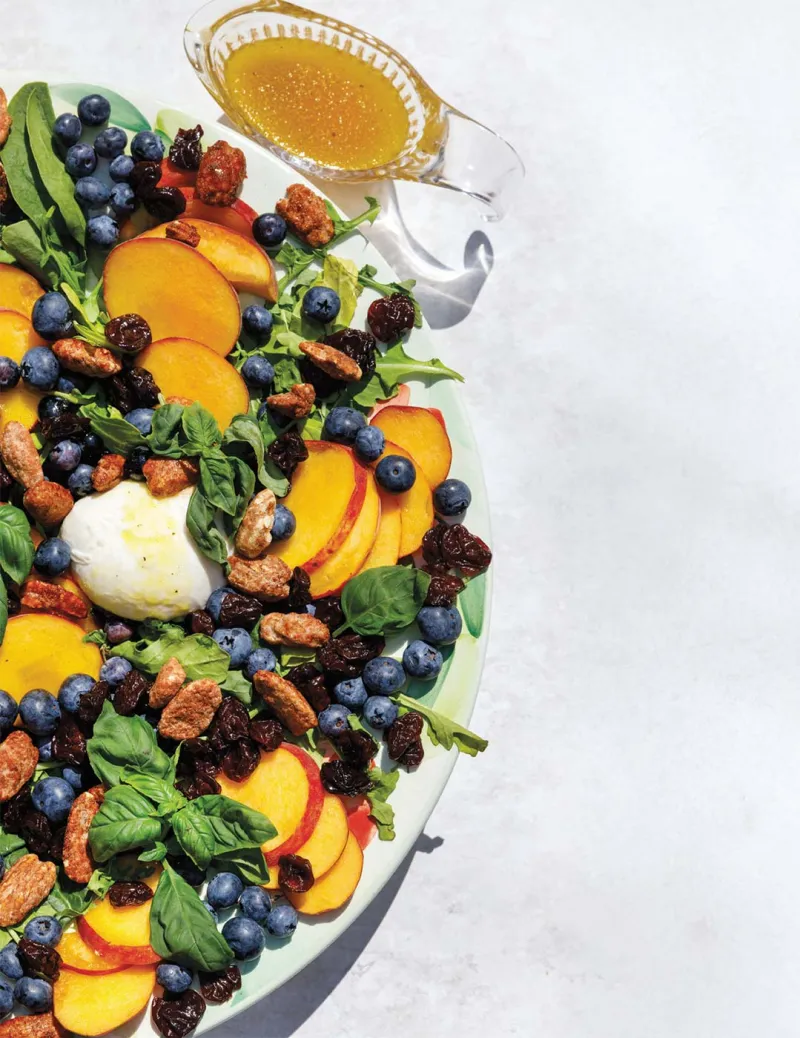 Peach & Burrata Salad