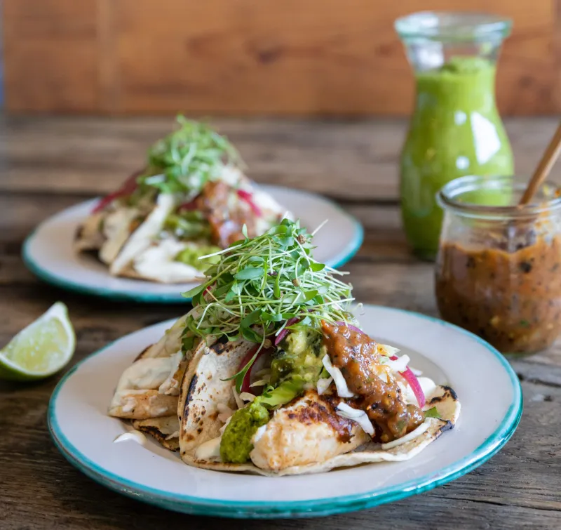 Creamy White Sauce for Baja-Style Tacos