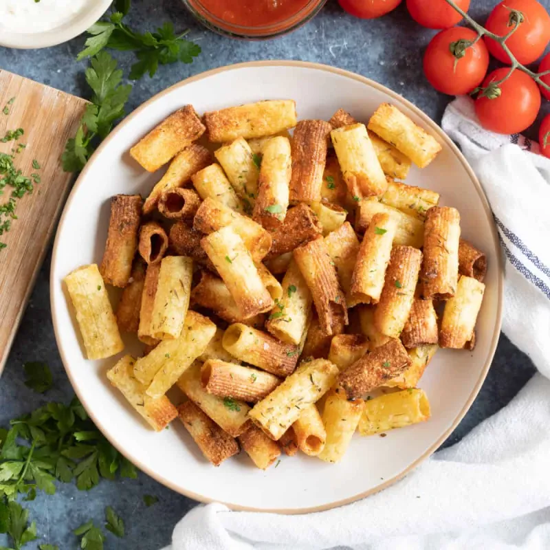 Easy Air Fryer Pasta Chips
