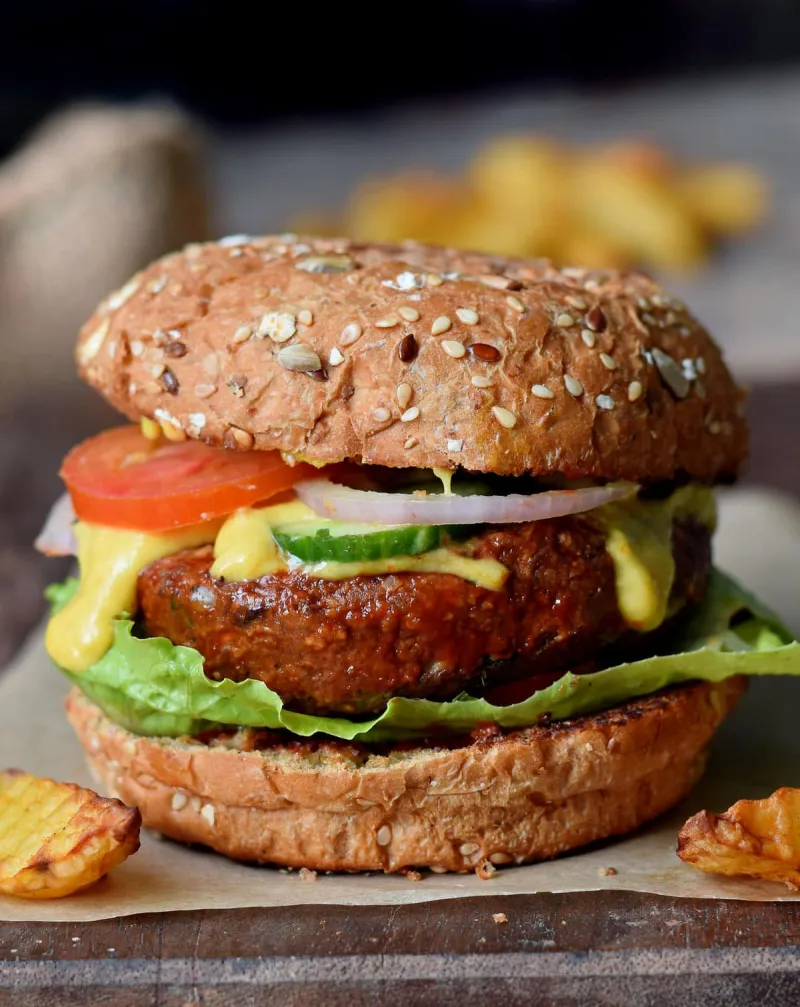 Vegan Black Bean Burger