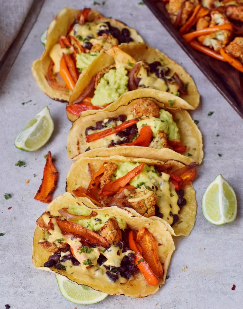 Oven Roasted Vegetable Fajitas