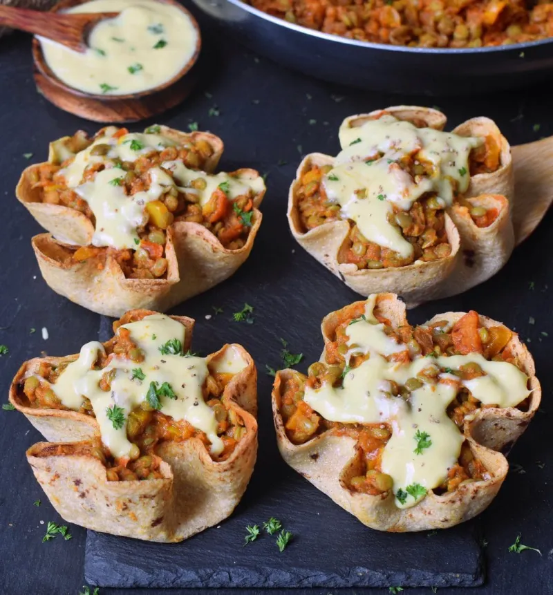 Homemade Taco Cups