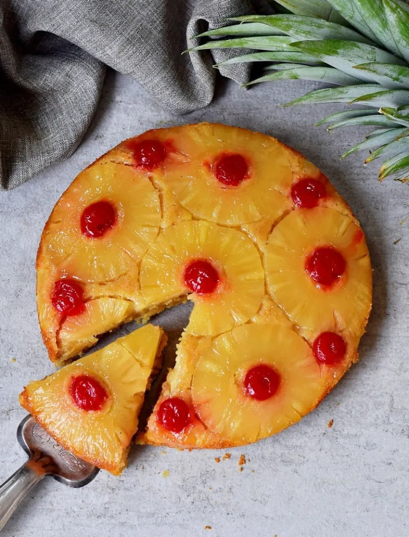 Vegan Pineapple Upside Down Cake