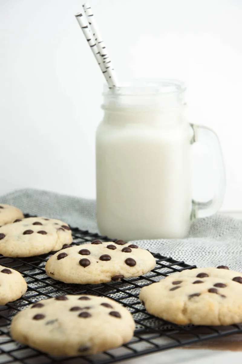 Soft Baked Vegan Chocolate Chip Cookies