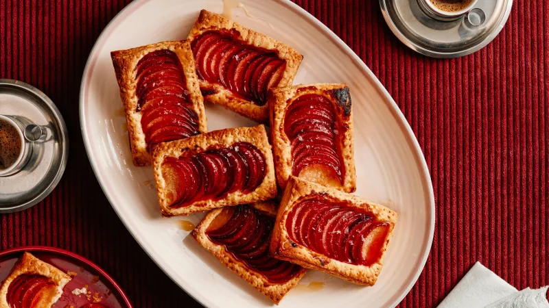 Simplest Plum Tarts