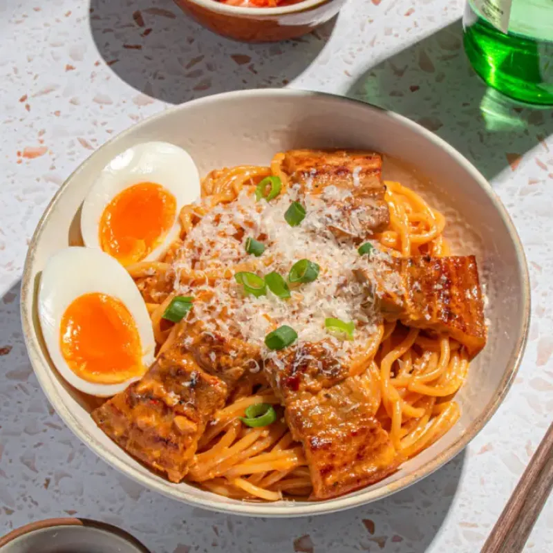 Creamy Korean Ssamjang (쌈장) Pasta