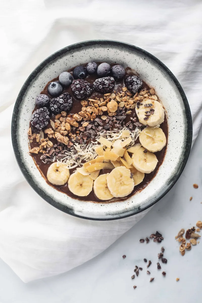 Chocolate Avocado Smoothie Bowl