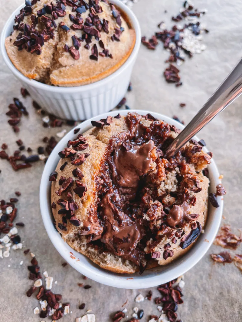 Nutella Baked Oats