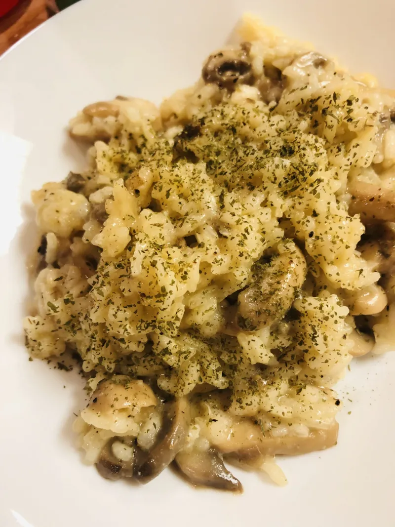 Pantry Mushroom Risotto