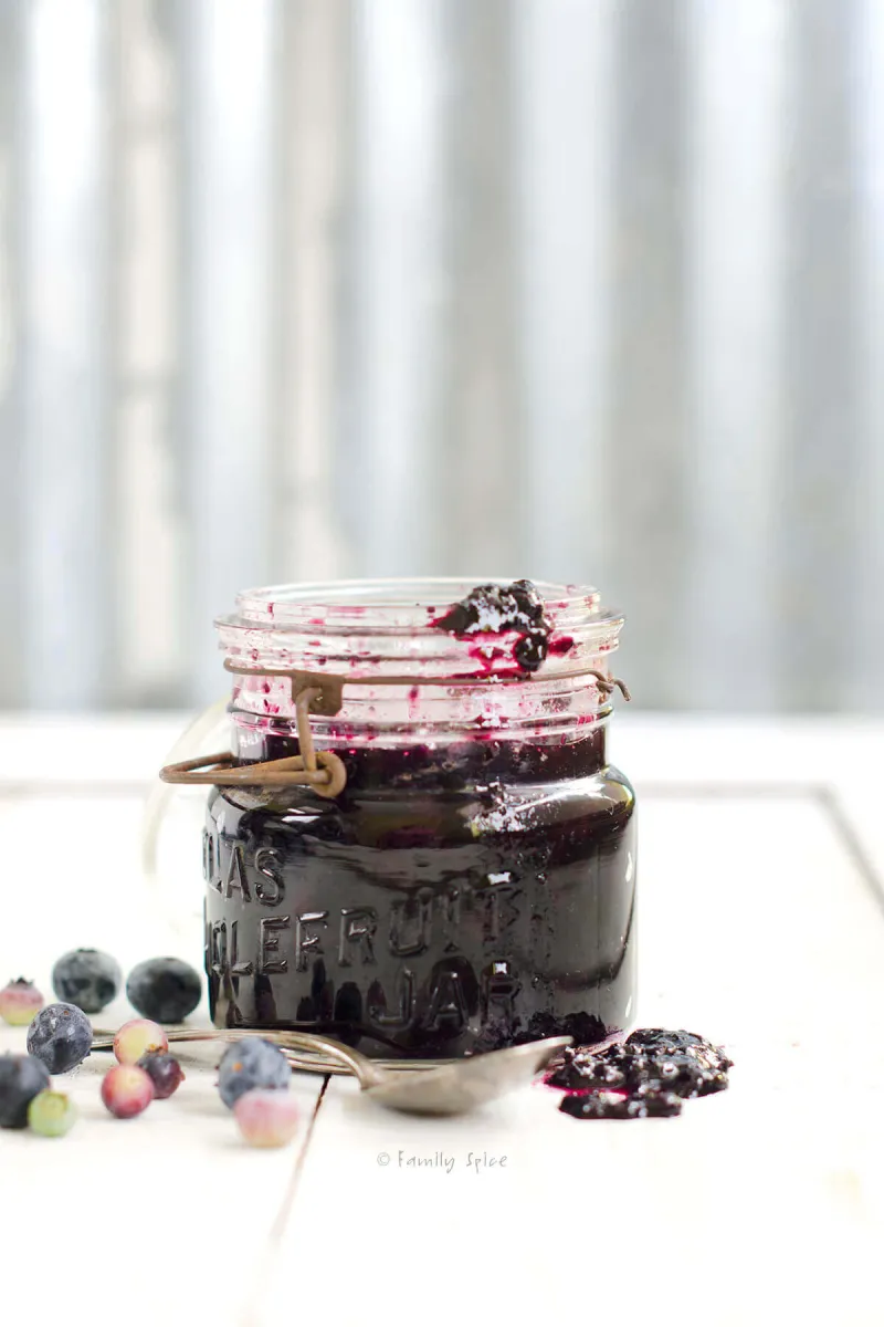 Paleo Blueberry Honey Jam