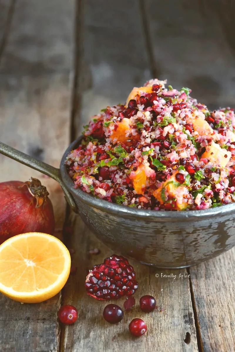 Quinoa Salad with Cranberry and Orange