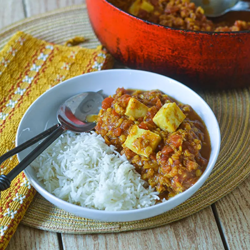 Paneer Lentil Curry