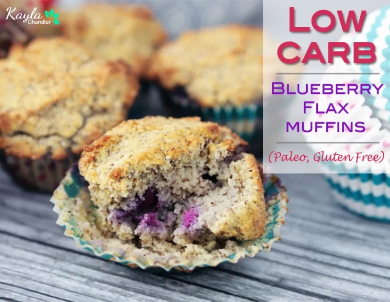 Blueberry Flax Mini Muffins