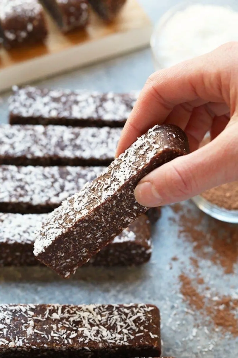 Chocolate Coconut Date Bars