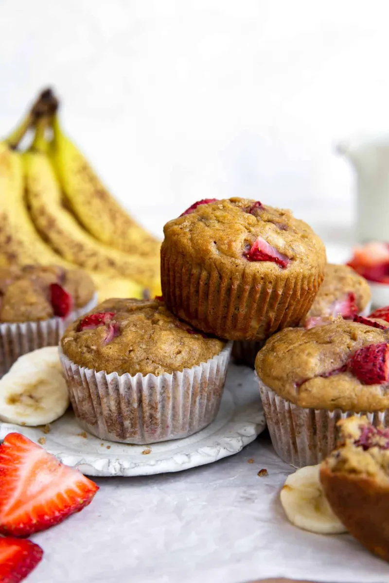 Strawberry Banana Muffins