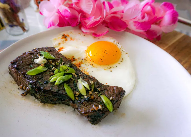 Kalbi and Eggs