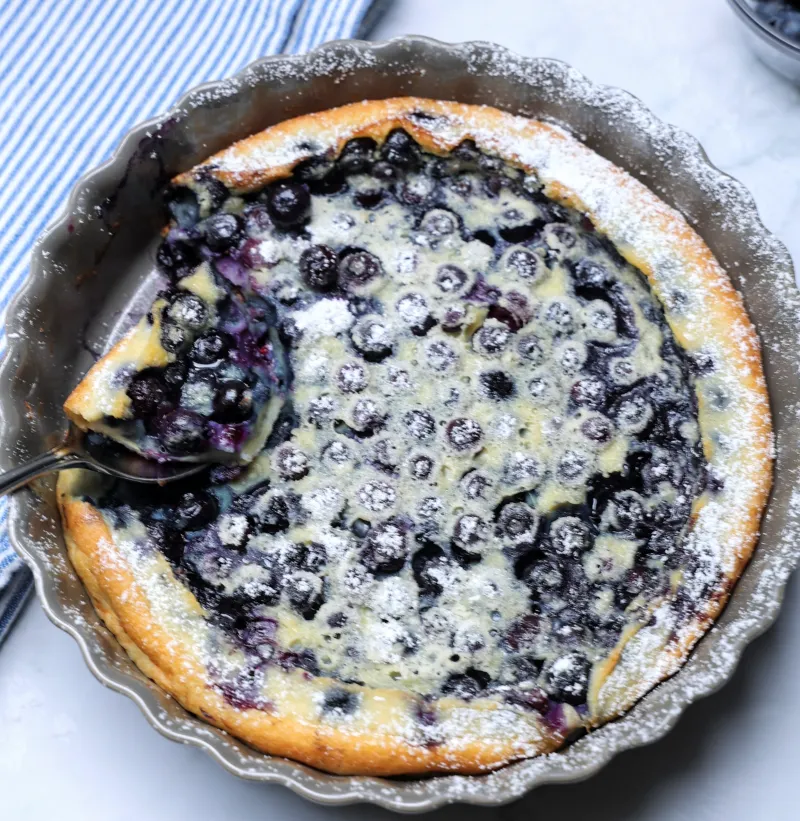 Blueberry Clafoutis