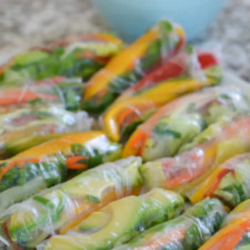 The Best Veggie Summer Rolls