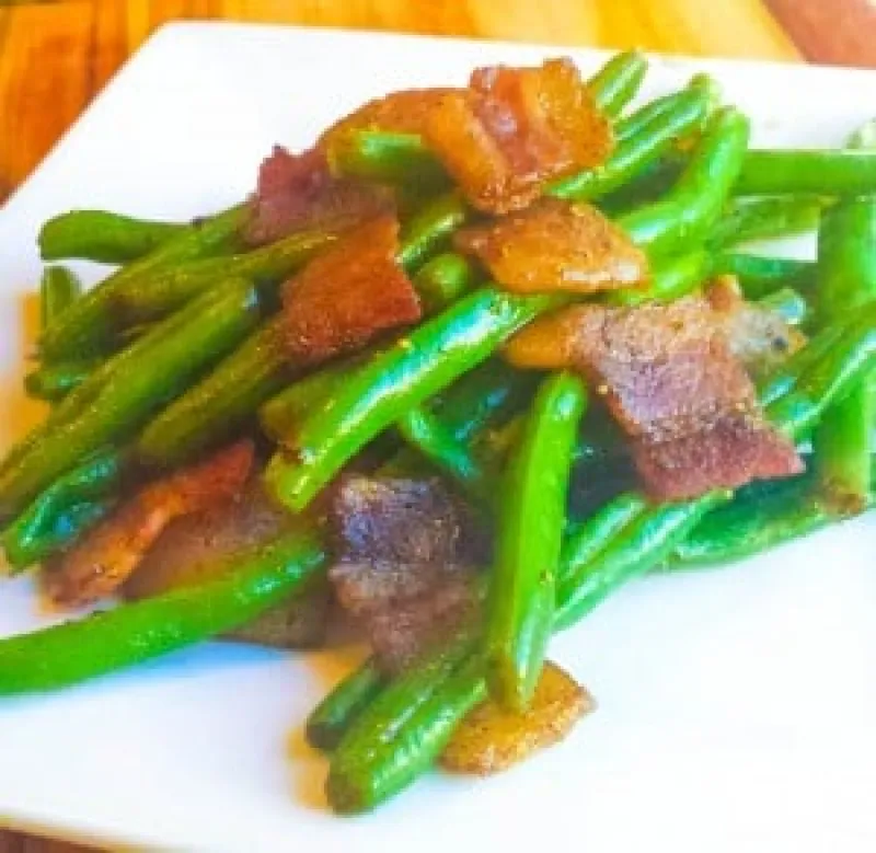 Balsamic Bacon Green Beans