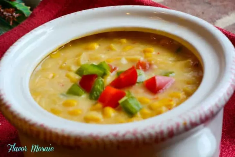Spicy Corn Chowder Light