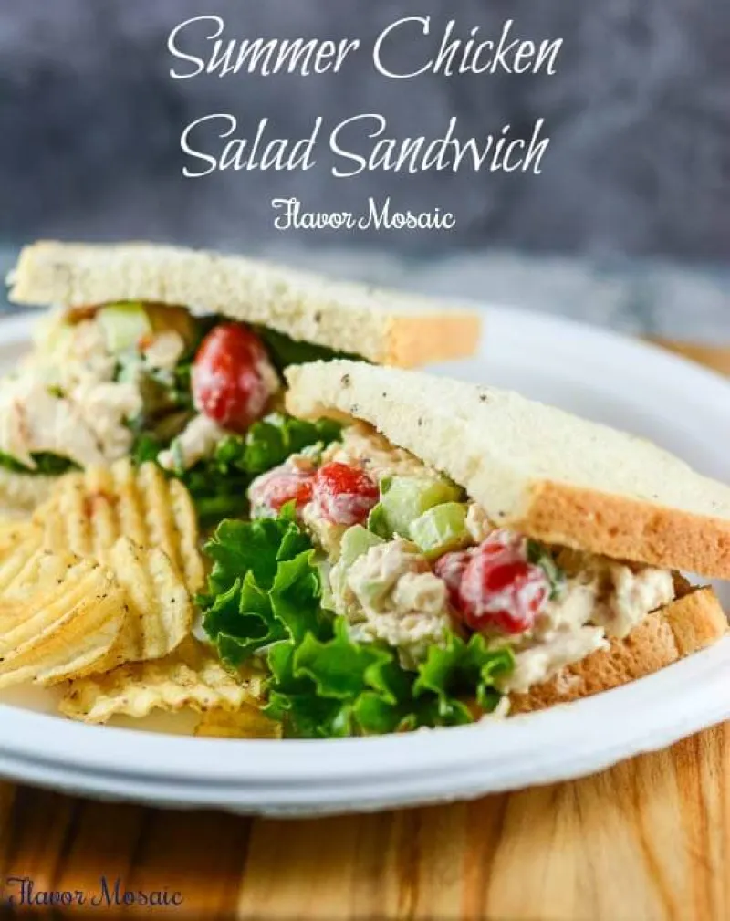 Summer Chicken Salad Sandwich