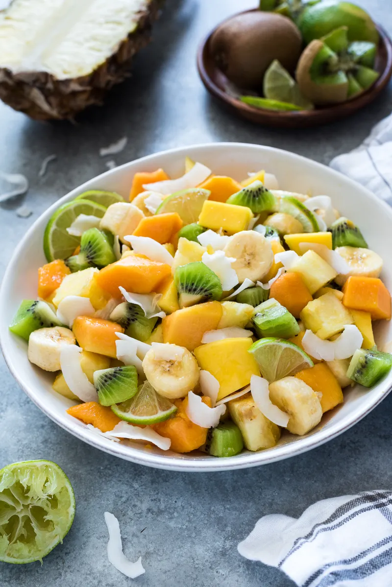 Tropical Fruit Salad with Coconut