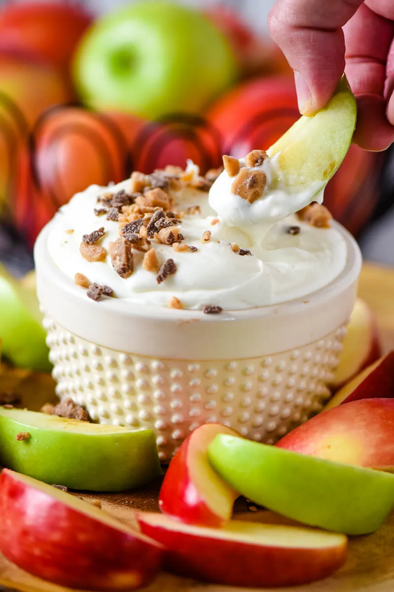 Cream Cheese Caramel Apple Dip