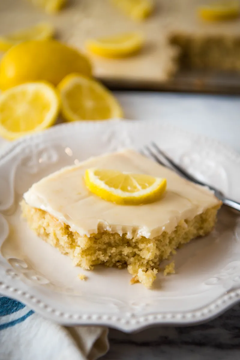 Lemon Texas Sheet Cake