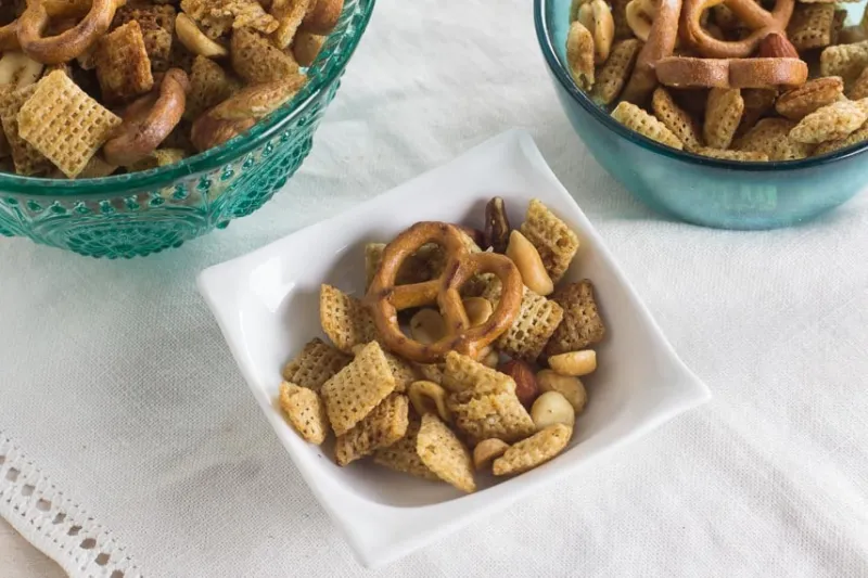Low FODMAP Chex Mix Snack